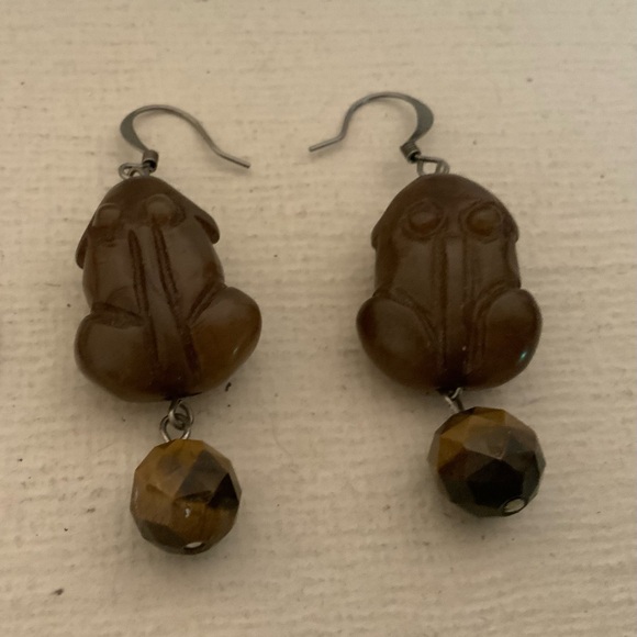 Semi precious stone earrings - Picture 1 of 3